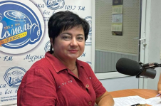 А.Смоляк стала гостем прямого эфира Гомельского областного радио