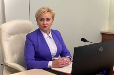 Член Совета Республики Н.Маркович
приняла участие в производственном
совещании 
