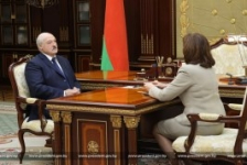 Состоялась встреча Главы государства с Председателем Совета Республики Н.Кочановой