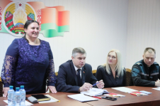 Член Совета Республики К.Капуцкая провела встречу с трудовым коллективом ОАО «Молодечненский комбинат хлебопродуктов»