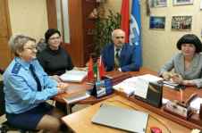 Член Совета Республики Е.Зябликова провела прием граждан