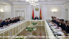 В совещании у Главы государства приняла участие Председатель Совета Республики Н.Кочанова