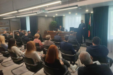 Член Президиума Совета Республики С.Сивец встретился с трудовым коллективом РУП «Белдорцентр»