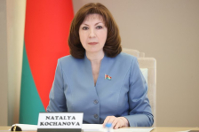 Выступление Председателя Совета Республики Национального собрания Республики Беларусь Натальи Кочановой на онлайн-семинаре женщин-парламентариев Беларуси и Китая