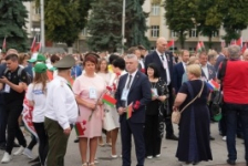 Члены Совета Республики А.Неверов, Т.Абель, О.Слинько и А.Смоляк приняли участие в торжественных мероприятиях фестиваля приграничных областей Беларуси и России «Славянское единство 2023»