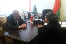 Член Совета Республики М.Ситько провел выездной прием граждан