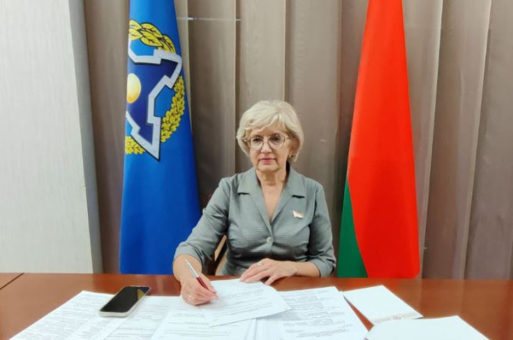 Член Совета Республики И.Левкович приняла участие в заседании Постоянной комиссии Парламентской Ассамблеи ОДКБ по социально-экономическим и правовым вопросам