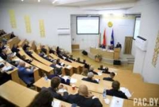 Сенаторы приняли участие во встрече руководителей парламентских групп дружбы с главами дипломатических представительств Беларуси