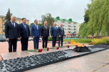 Член Совета Республики Ю.Наркевич встретил делегацию Пензенской области