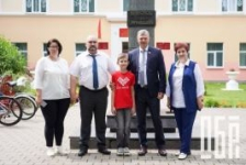 Член Совета Республики О.Романов встретился с юным патриотом