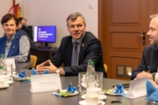 Член Совета Республики О.Романов встретился с делегацией Новгородской области