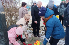 Ю.Деркач принял участие в патриотической акции в аг. Селявщина