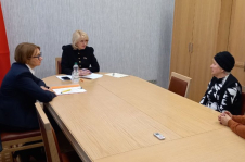 Член Президиума Совета Республики Т.Рунец провела личный прием граждан