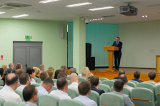Член Совета Республики А.Ляхов встретился с коллективом центрального аппарата «Белоруснефти»