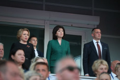 Наталья Кочанова и Валентина Матвиенко посетили большой гала-концерт в Летнем амфитеатре г. Витебска