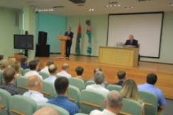 Член Совета Республики А.Ляхов встретился с работниками центрального аппарата «Белоруснефти»